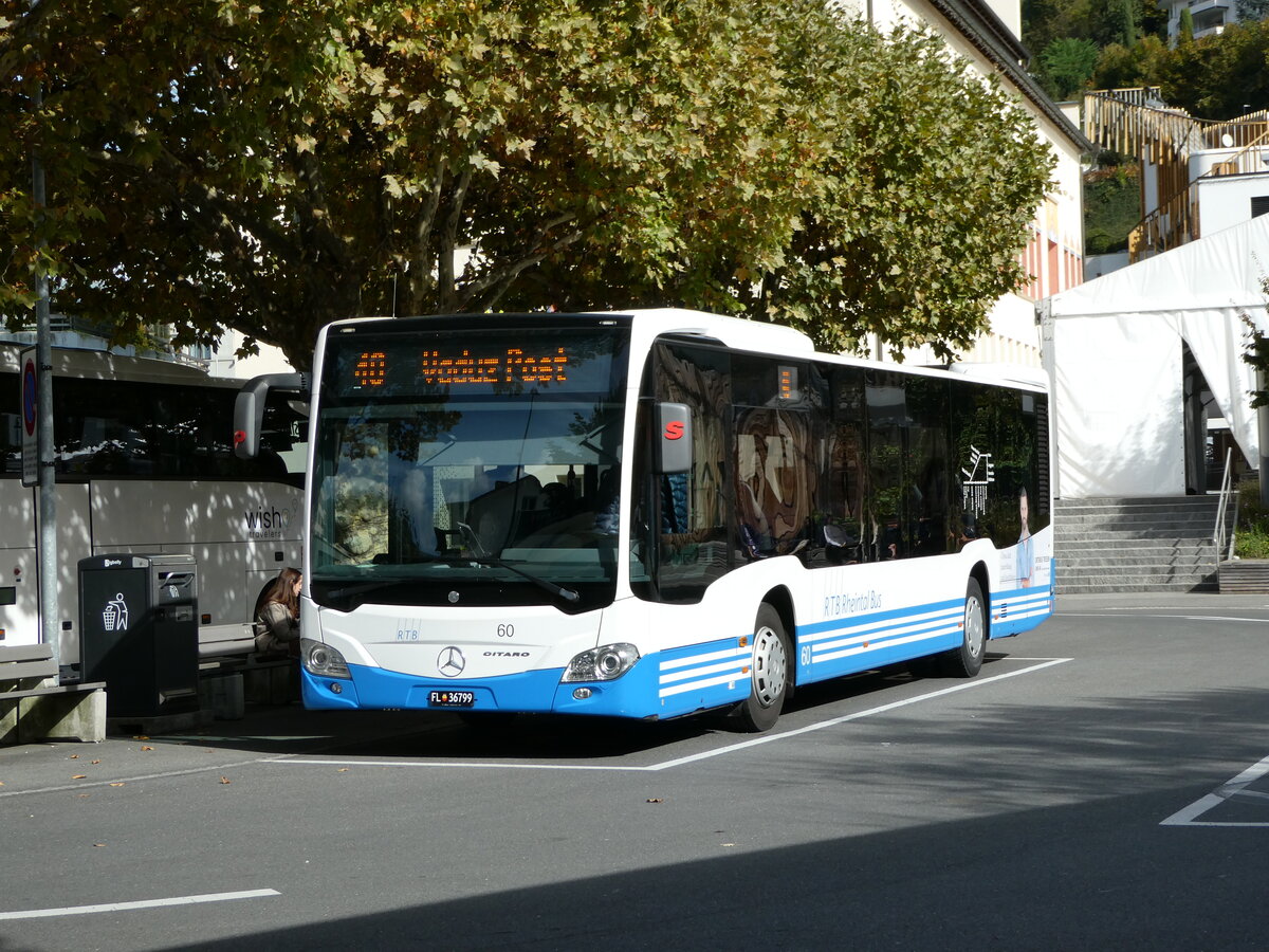 (240'943) - Sch�dler, Triesenberg (RTB 60) - FL 36'799 - Mercedes am 11. Oktober 2022 in Vaduz, St�dtle