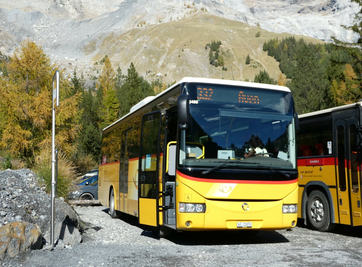 (241'433) - Ev�quoz, Erde - VS 22'870 - Irisbus am 16. Oktober 2022 in Derborence