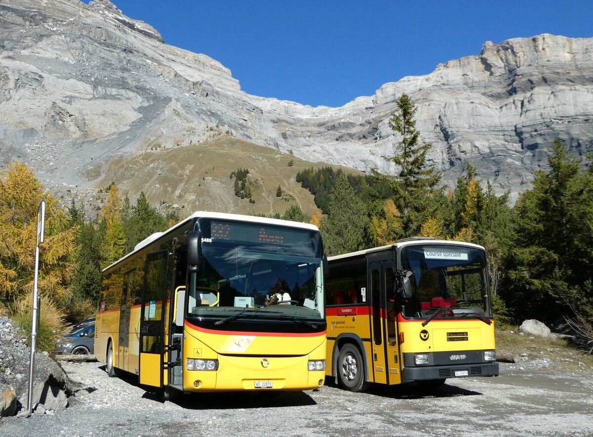 (241'435) - Ev�quoz, Erde - VS 22'870 - Irisbus am 16. Oktober 2022 in Derborence