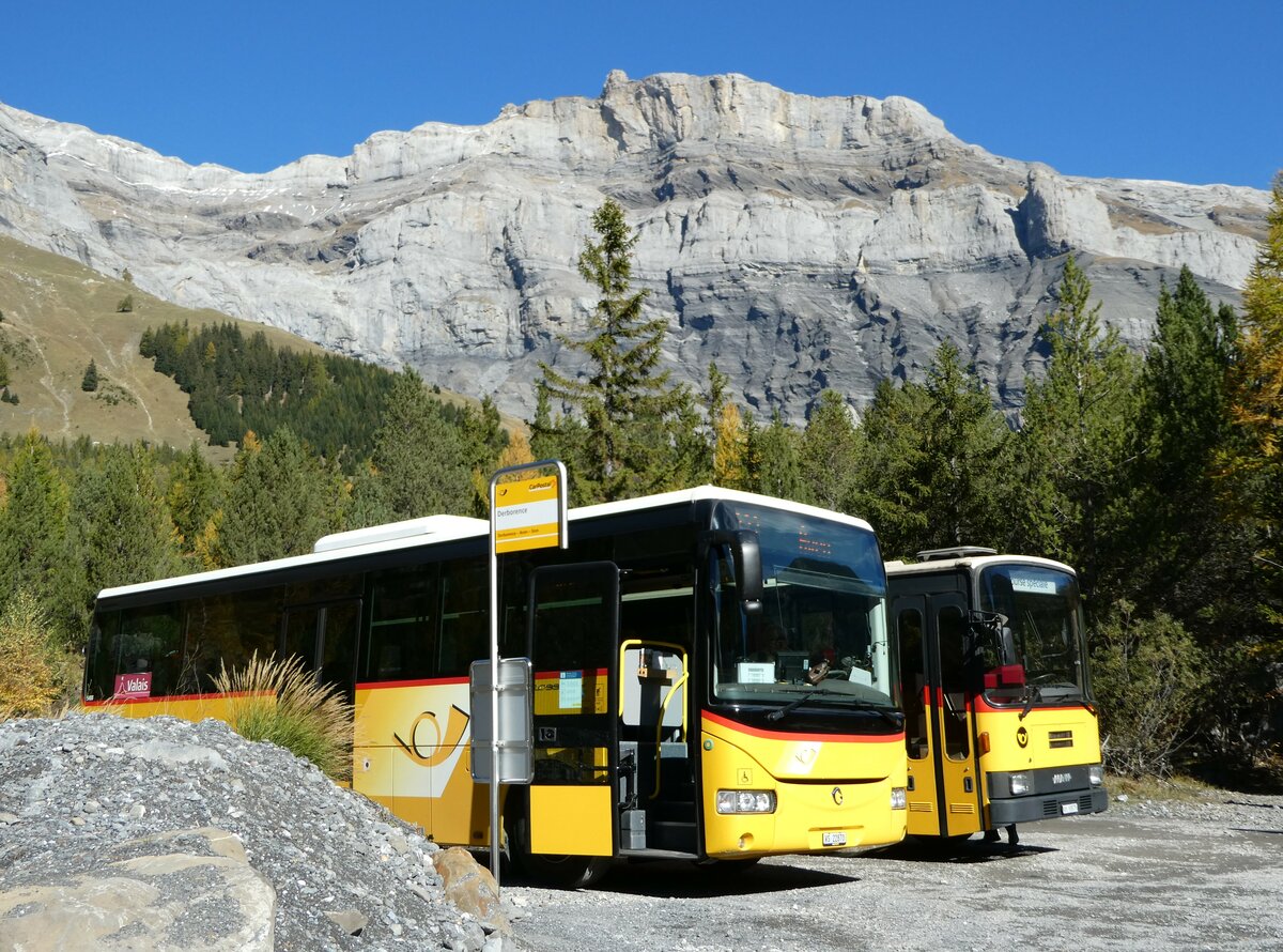 (241'437) - Ev�quoz, Erde - VS 22'870 - Irisbus am 16. Oktober 2022 in Derborence (Teilaufnahme)