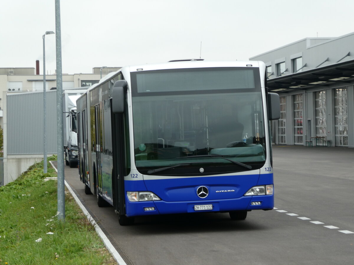 (241'611) - VZO Gr�ningen - Nr. 122/ZH 771'122 - Mercedes am 20. Oktober 2022 in Winterthur, EvoBus