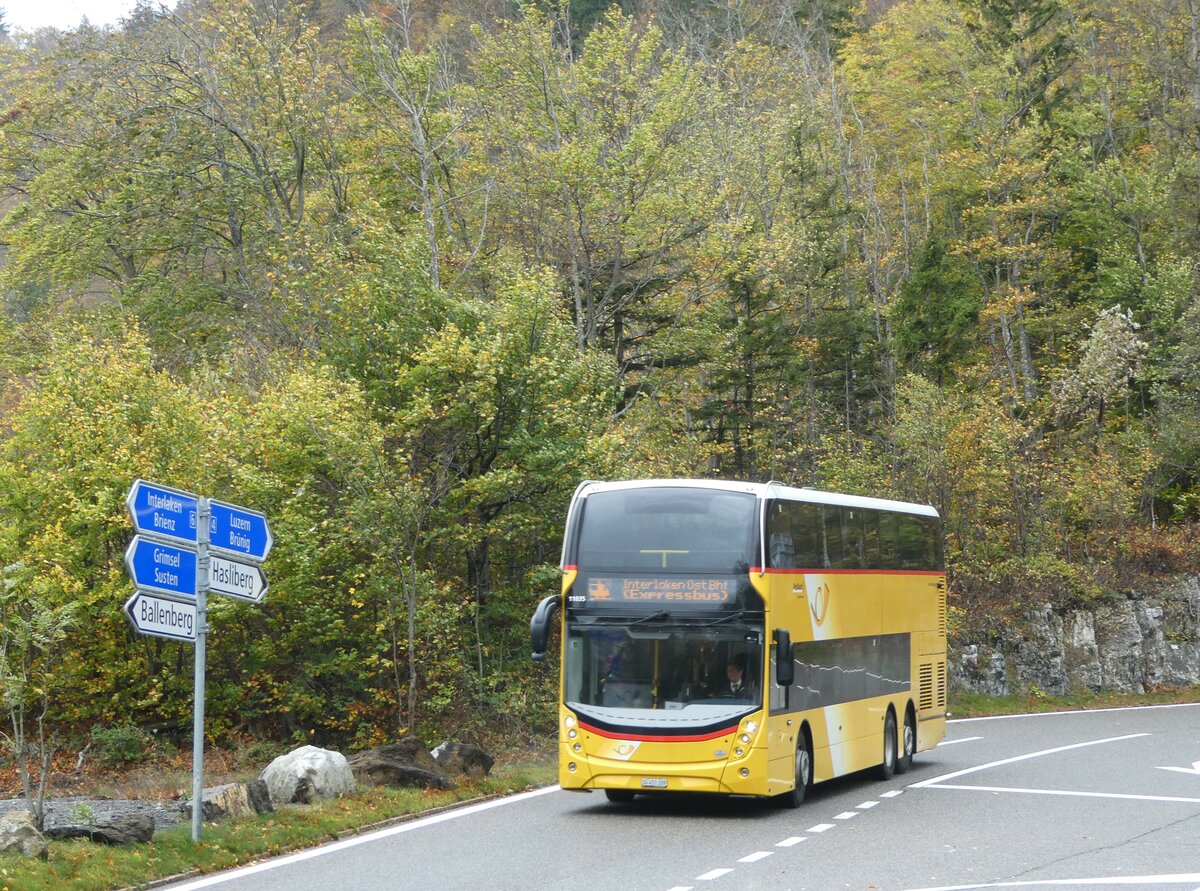 (241'833) - PostAuto Ostschweiz - SG 451'109 - Alexander Dennis (ex CarPostal Ouest; ex PostAuto Ostschweiz SG 445'308) am 24. Oktober 2022 in Br�nigen, Gnoll