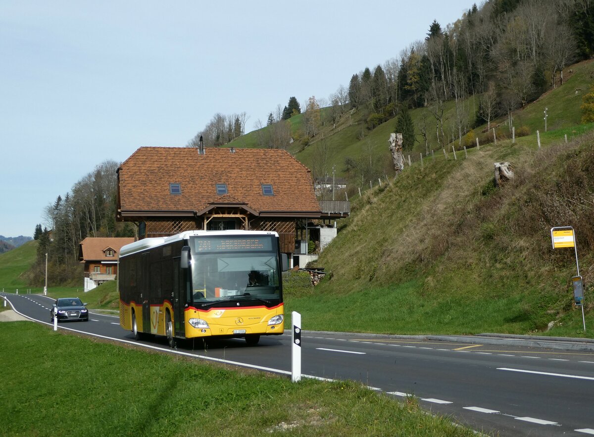 (242'414) - Amstein, Willisau - Nr. MB 14/LU 15'506 - Mercedes am 11. November 2022 in Fl�hli, Matzenbach