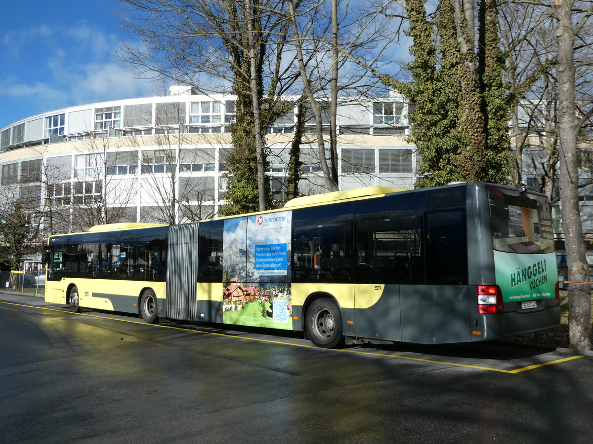 (244'999) - STI Thun - Nr. 144/BE 801'144 - MAN am 13. Januar 2023 bei der Schiffl�ndte Thun