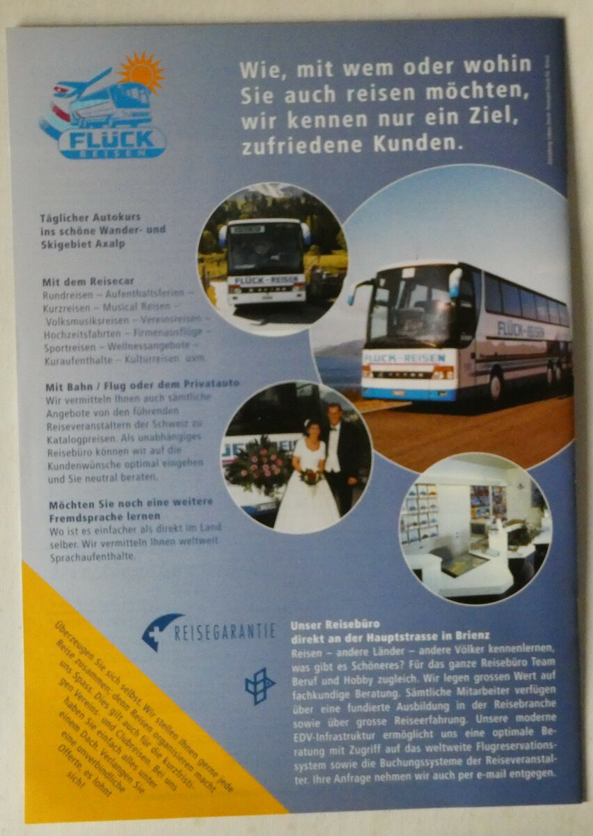 (246'058) - Fl�ck Reisen-Carreisen 2003 am 12. Februar 2023 in Thun (R�ckseite)