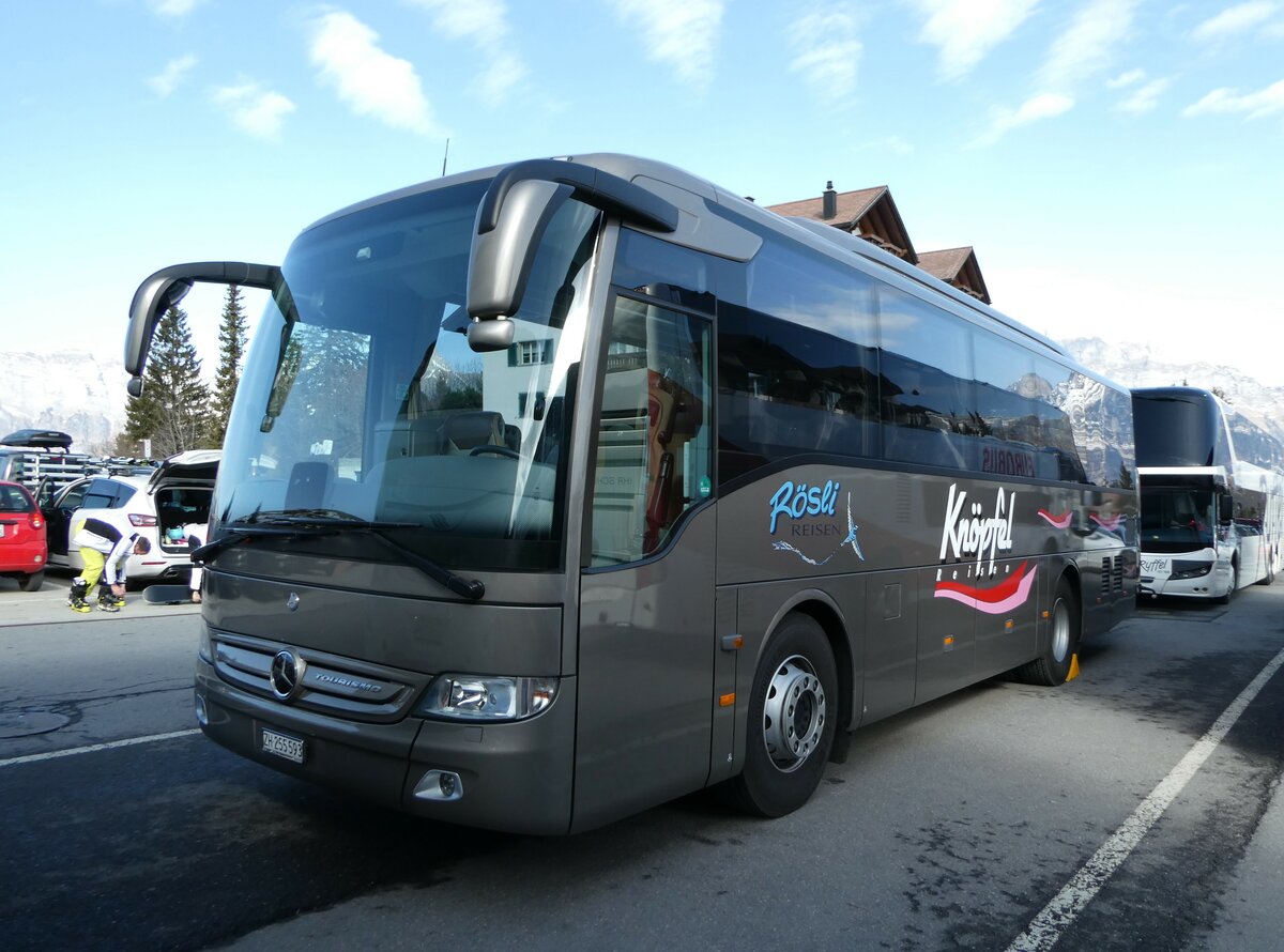 (246'483) - Kn�pfel, Dinhard - ZH 255'593 - Mercedes am 24. Februar 2023 in Flumserberg, Tannenboden
