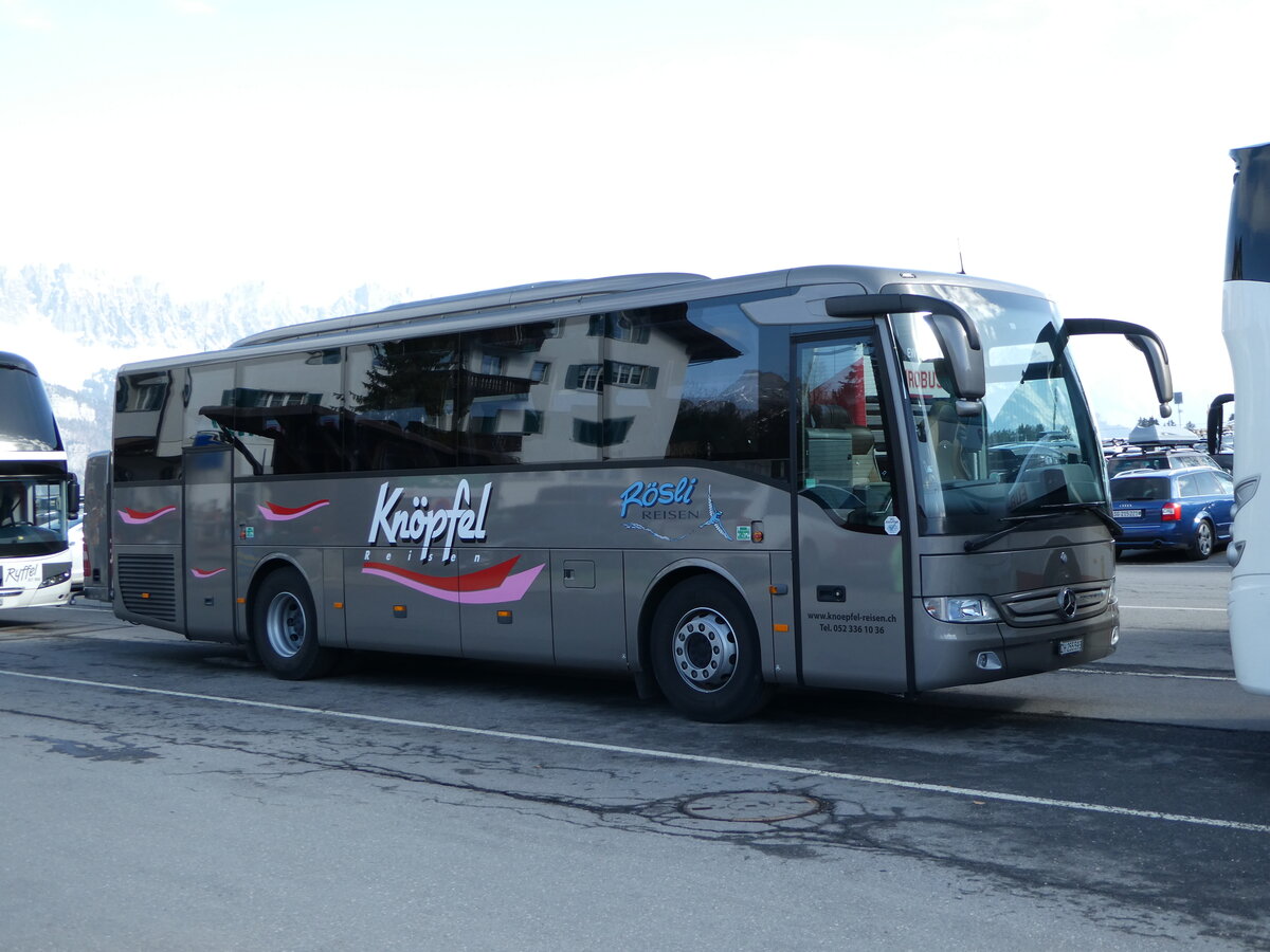 (246'505) - Kn�pfel, Dinhard - ZH 255'593 - Mercedes am 24. Februar 2023 in Flumserberg, Tannenboden