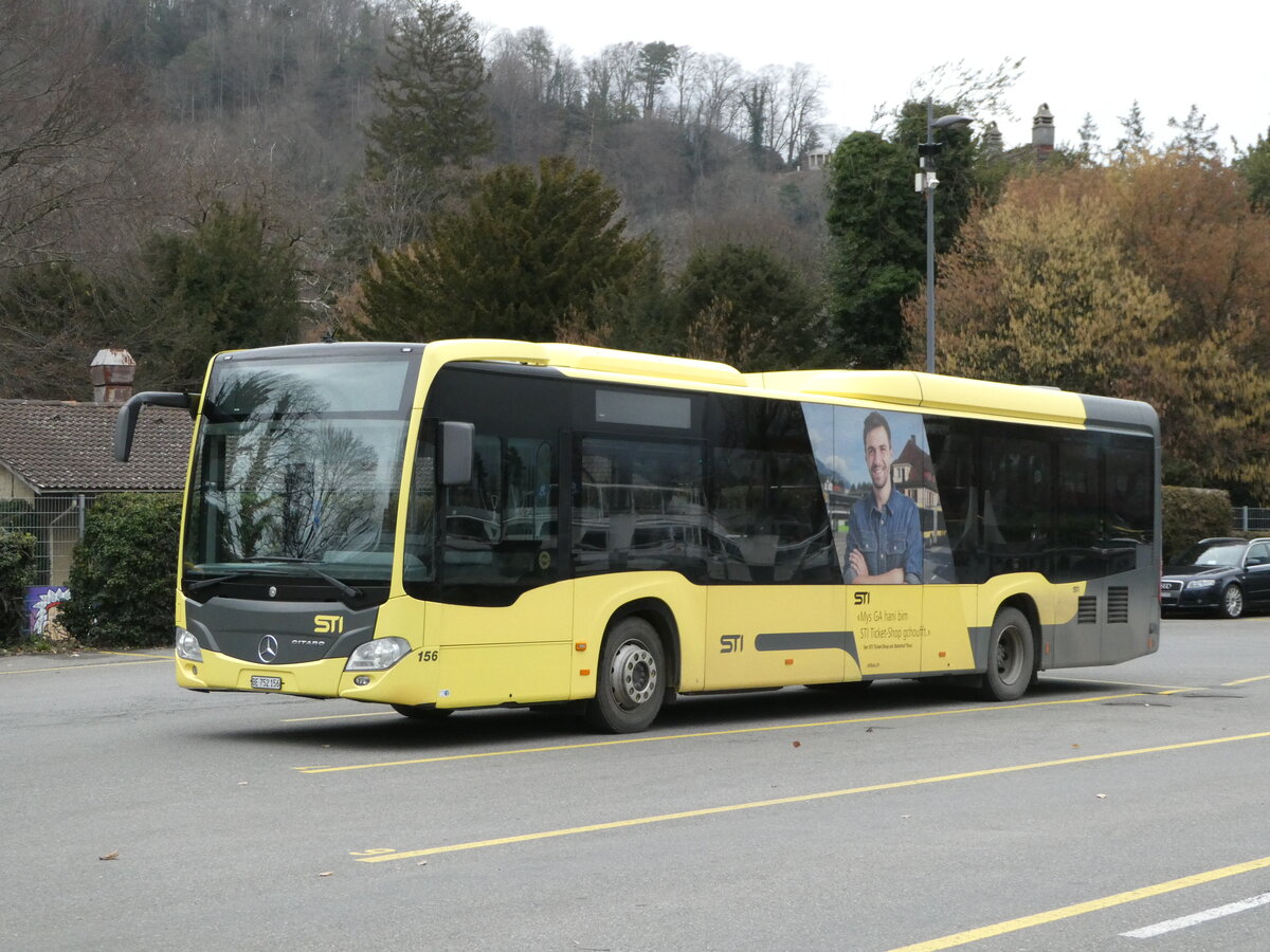 (246'628) - STI Thun - Nr. 156/BE 752'156 - Mercedes am 25. Februar 2023 bei der Schiffl�ndte Thun