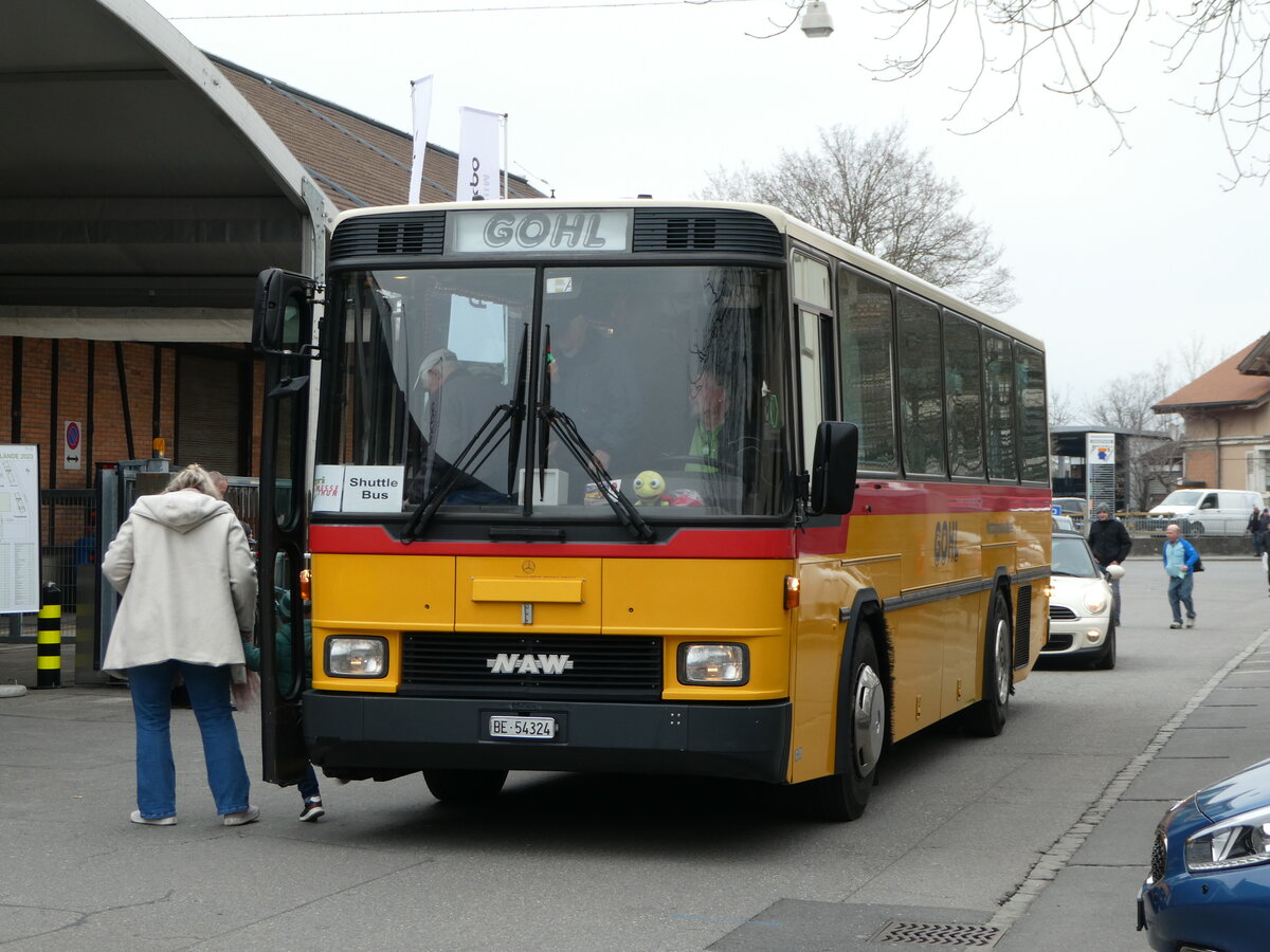 (246'770) - Gohl, Herzogenbuchsee - Nr. 11/BE 54'324 - NAW/Hess (ex Flury, Balm/PID 1653; ex Steiner, Altb�ron Nr. 11) am 2. M�rz 2023 in Thun, Expo