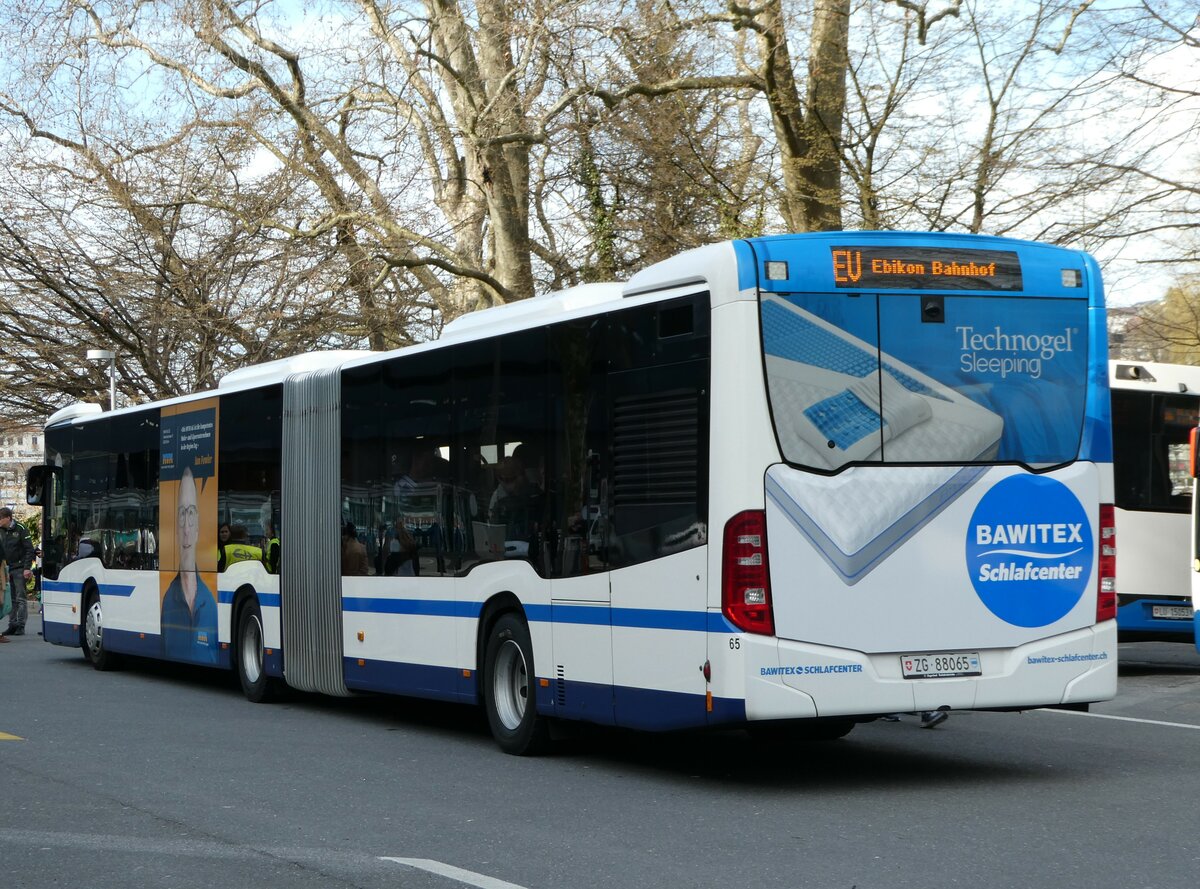 (247'448) - ZVB Zug - Nr. 69/ZG 88'069 - Mercedes am 18. M�rz 2023 in Luzern, Inseli-P
