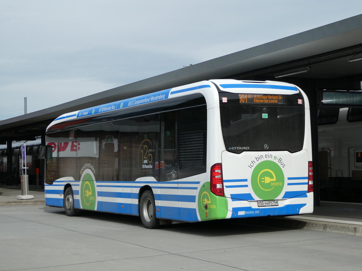 (247'526) - RTB Altst�tten - Nr. 1/SG 448'575 - Mercedes am 21. M�rz 2023 beim Bahnhof Altst�tten