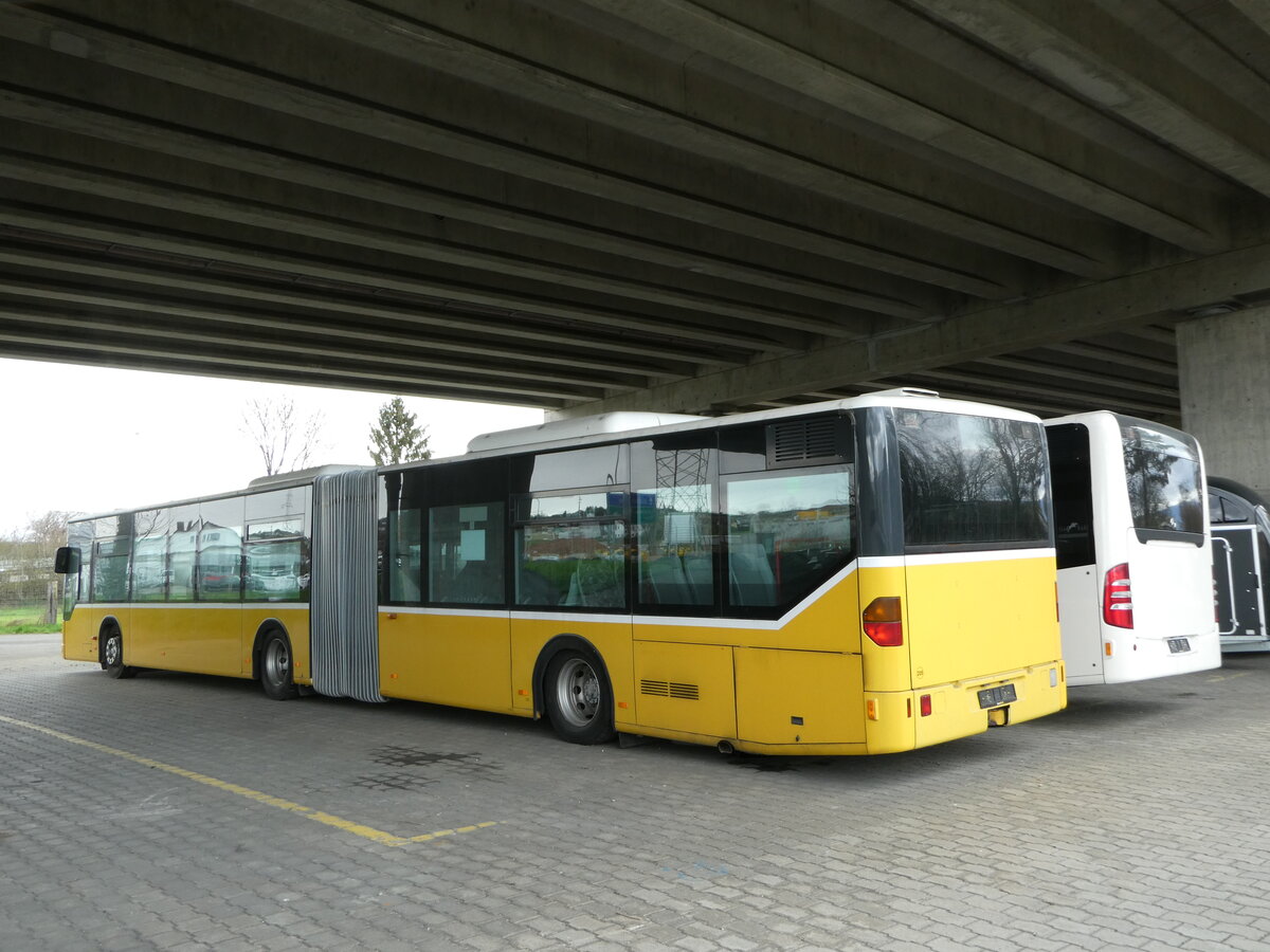 (247'692) - Interbus, Yverdon - Nr. 205 - Mercedes (ex Twerenbold, Baden Nr. 19; ex Steffen, Remetschwil Nr. 95; ex PostAuto Nordschweiz PID 3900) am 25. M�rz 2023 in Kerzers, Murtenstrasse 
