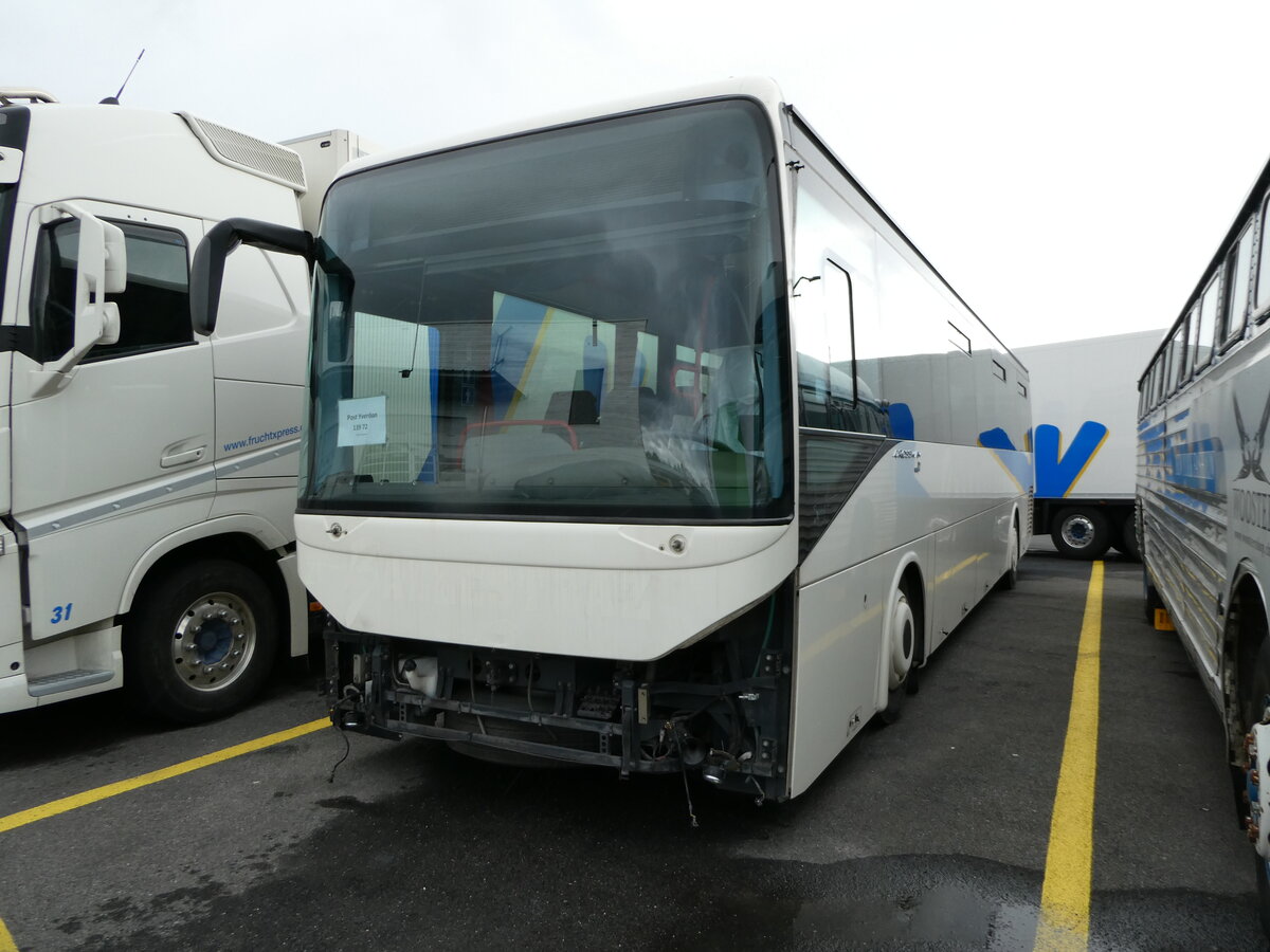 (247'703) - Ballestraz, Gr�ne - (VS 13'122) - Irisbus am 25. M�rz 2023 in Kerzers, Interbus