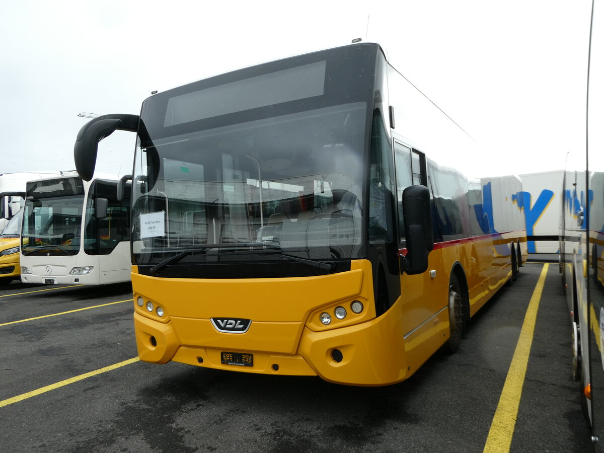 (247'706) - CarPostal Ouest - VDL (ex Ballestraz, Gr�ne) am 25. M�rz 2023 in Kerzers, Interbus