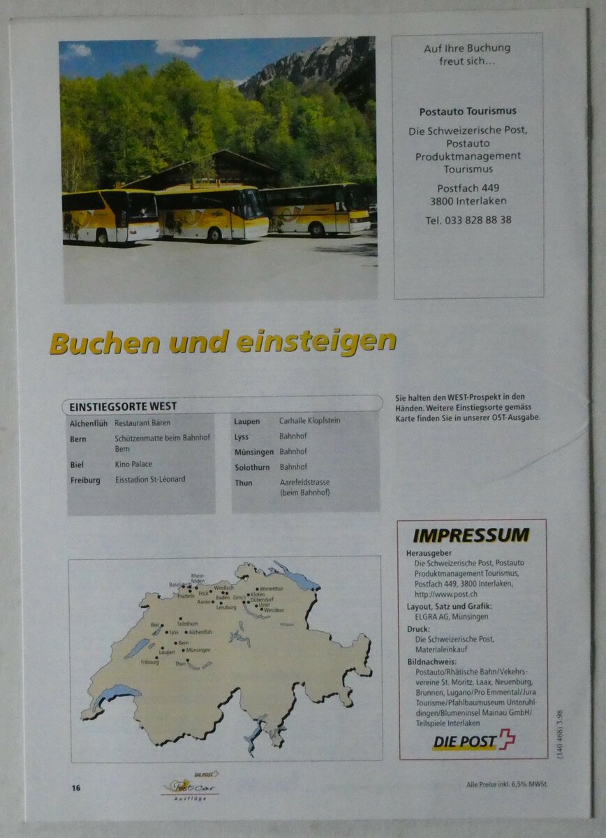 (247'736) - PostCar-Sommer 1998 am 26. M�rz 2023 in Thun (R�ckseite)
