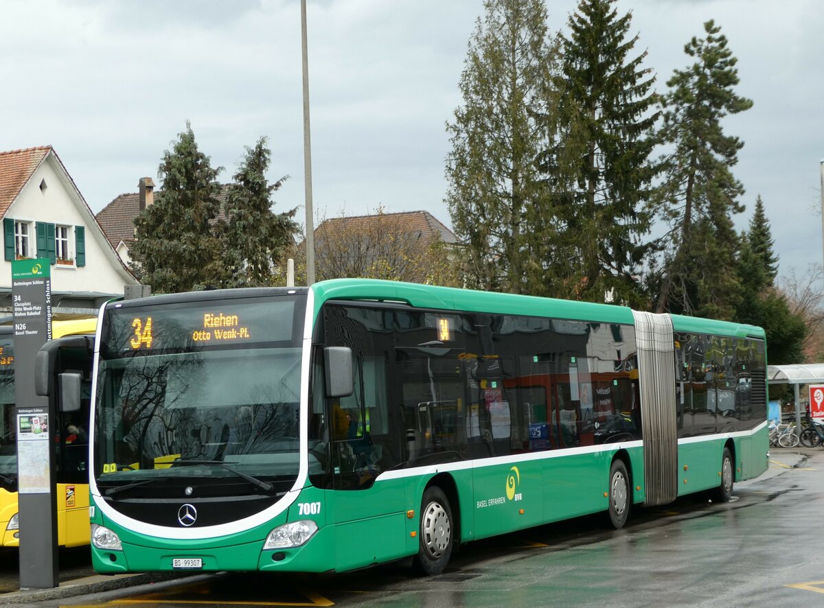 (247'879) - BVB Basel - Nr. 7007/BS 99'307 - Mercedes am 30. M�rz 2023 in Bottmingen, Schloss