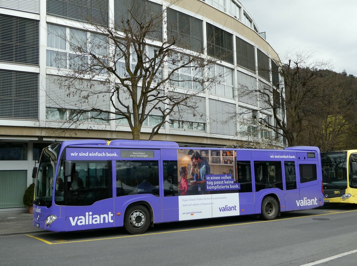 (248'380) - STI Thun - Nr. 412/BE 810'412 - Mercedes am 12. April 2023 bei der Schiffl�ndte Thun