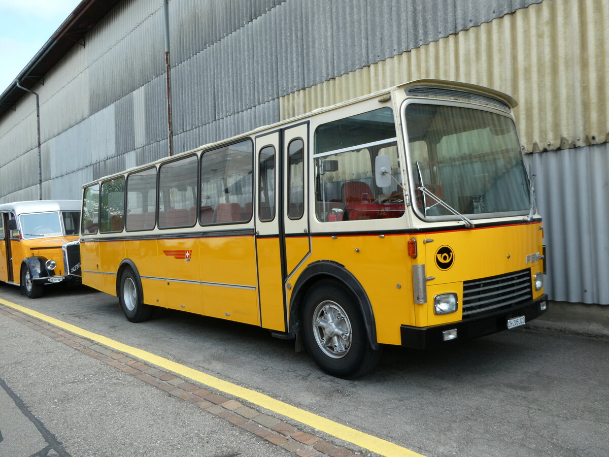(249'712) - Wittig, N�rensdorf - ZH 205'322 - FBW/FHS (ex Tiemann, Oetwil Nr. 6; ex B�tra, Birr Nr. 28; ex Autocca, Visp; ex P 24'186) am 6. Mai 2023 in Attikon, Wegm�ller