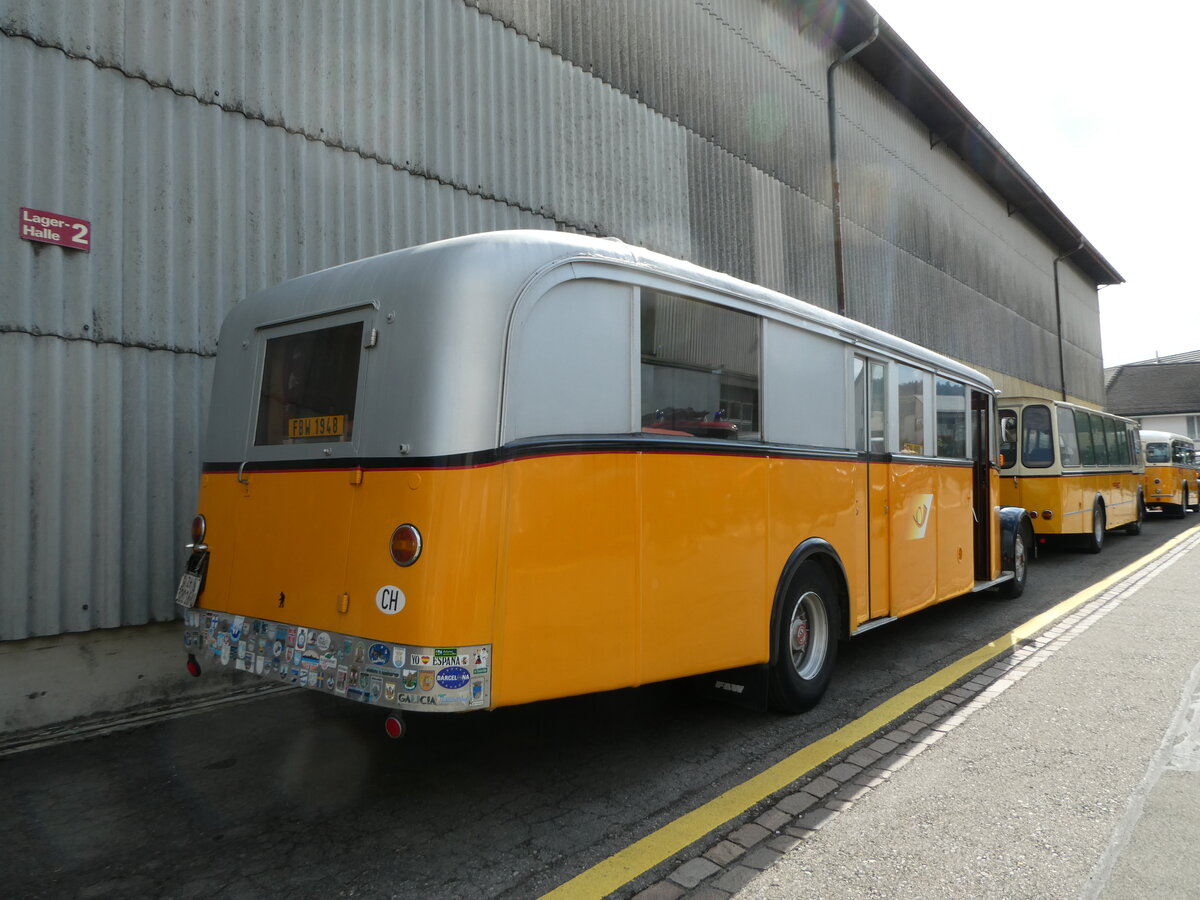 (249'715) - Kuser, Buch am Irchel - ZH 32'016 U - FBW/T�scher (ex Badertscher, Winterthur; ex P 24'574; ex P 1394) am 6. Mai 2023 in Attikon, Wegm�ller