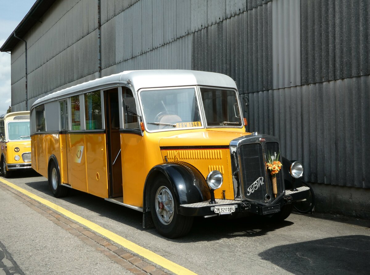 (249'750) - Kuser, Buch am Irchel - ZH 32'016 U - FBW/T�scher (ex Badertscher, Winterthur; ex P 24'574: ex P 1394) am 6. Mai 2023 in Attikon, Wegm�ller