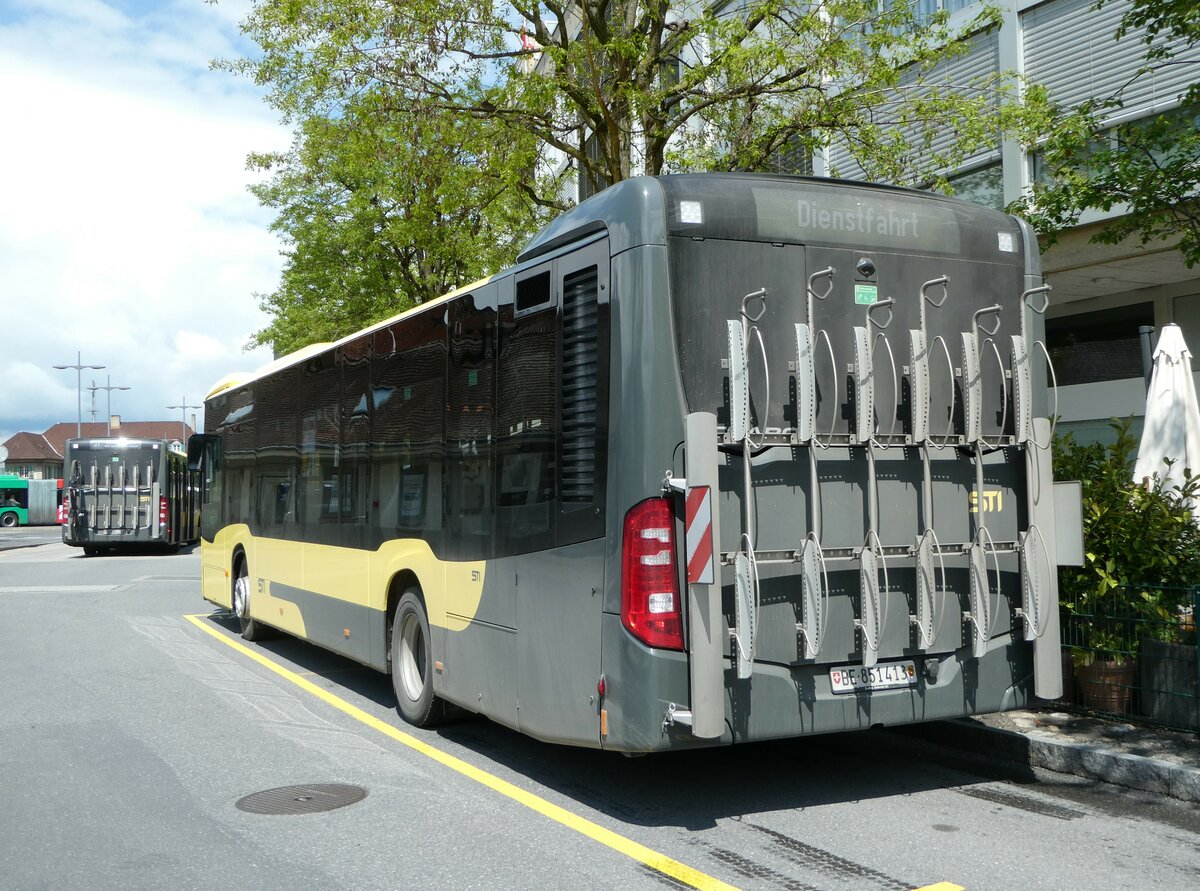 (250'025) - STI Thun - Nr. 413/BE 851'413 - Mercedes am 15. Mai 2023 bei der Schiffl�ndte Thun