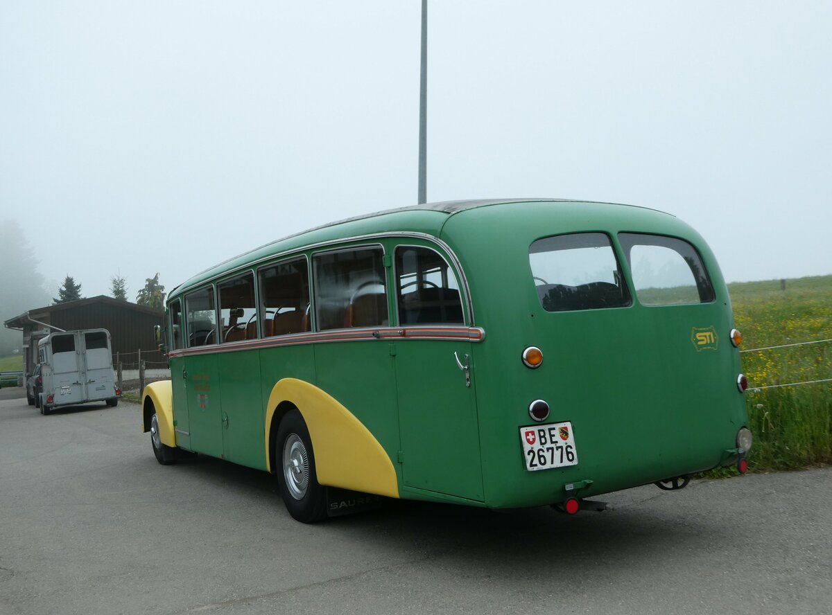 (250'403) - STI Thun - Nr. 15/BE 26'776 - Saurer/Gangloff (ex AvH Heimenschwand Nr. 5) am 24. Mai 2023 in Oberb�tschel, B�tschelegg