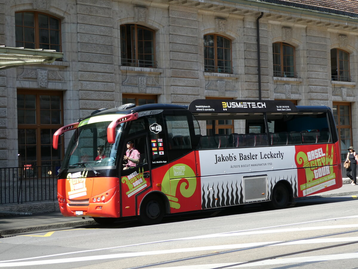 (252'398) - Busmiete, M�nchenstein - BS 38'696 - StaCo am 7. Juli 2023 beim Bahnhof Basel