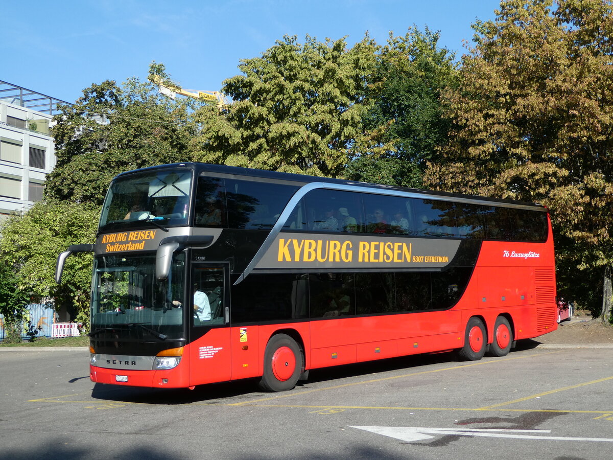 (253'899) - Kyburg Reisen, Effretikon - ZH 743'936 - Setra am 19. August 2023 in Z�rich, Sihlquai