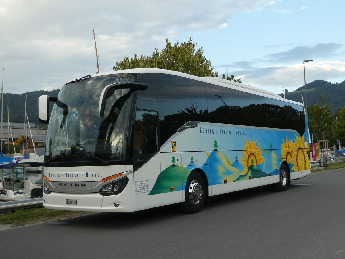 (254'059) - B�hrer, Hirzel - ZH 66'137 - Setra am 19. August 2023 in Thun, Strandbad