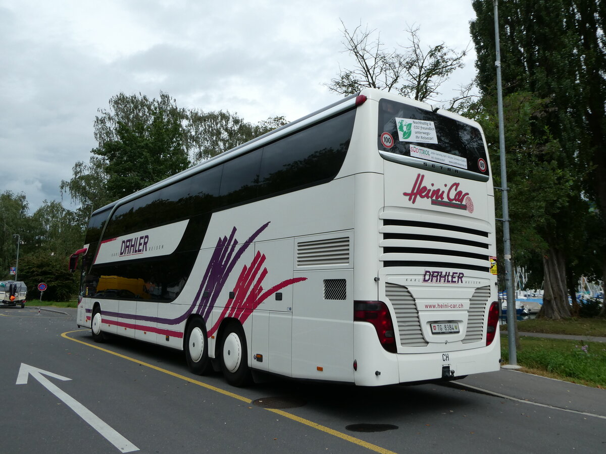 (254'279) - Heini Car, W�ngi - Nr. 1/TG 8384 - Setra am 27. August 2023 in Thun, Lachen