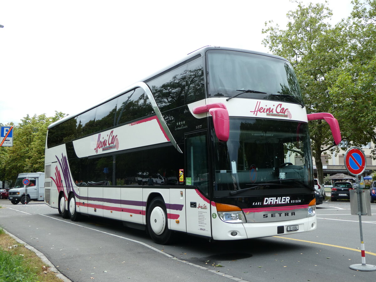 (254'280) - Heini Car, W�ngi - Nr. 1/TG 8384 - Setra am 27. August 2023 in Thun, Lachen