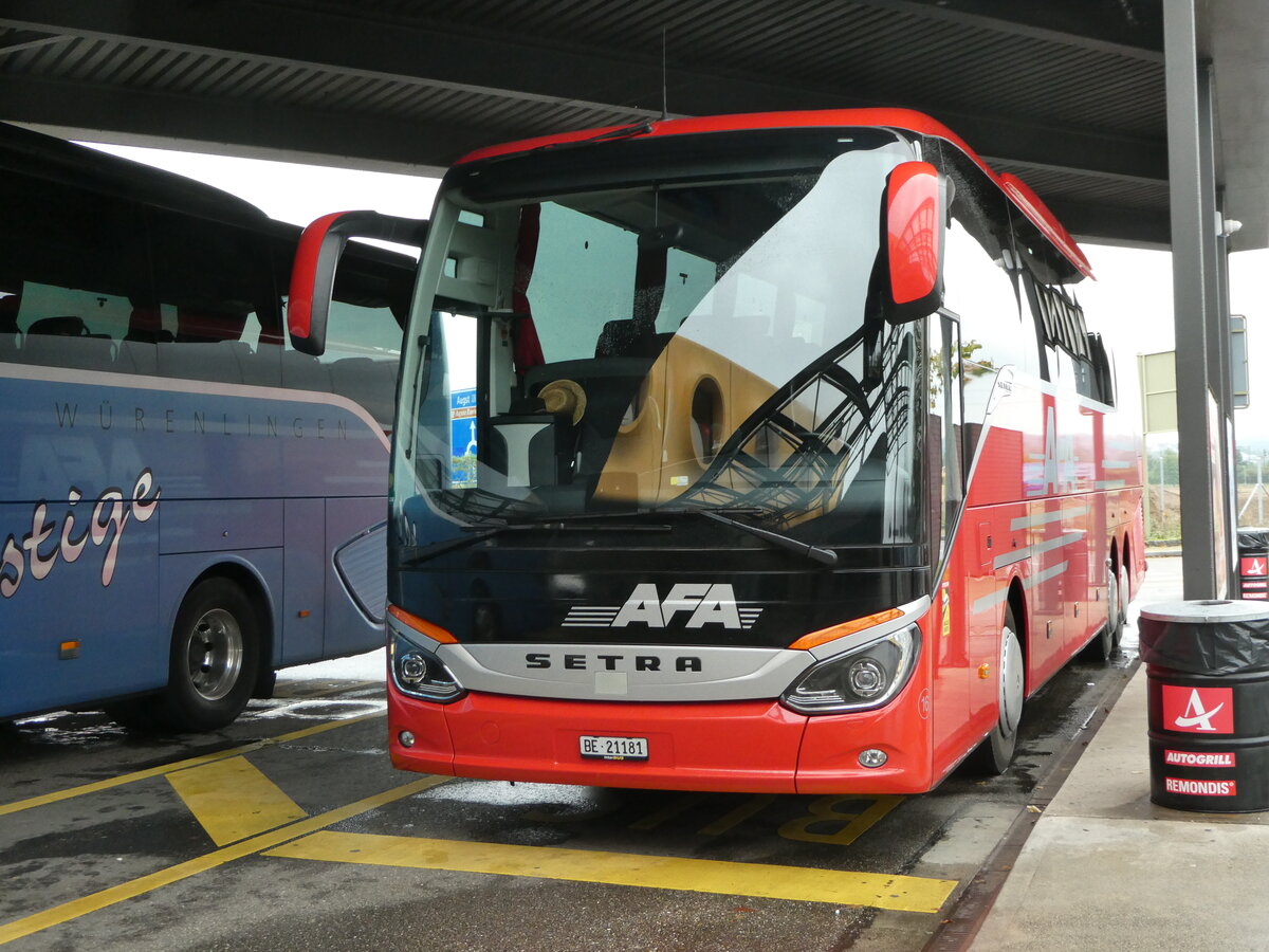 (254'287) - AFA Adelboden - Nr. 16/BE 21'181 - Setra am 29. August 2023 in Pratteln, Rastst�tte