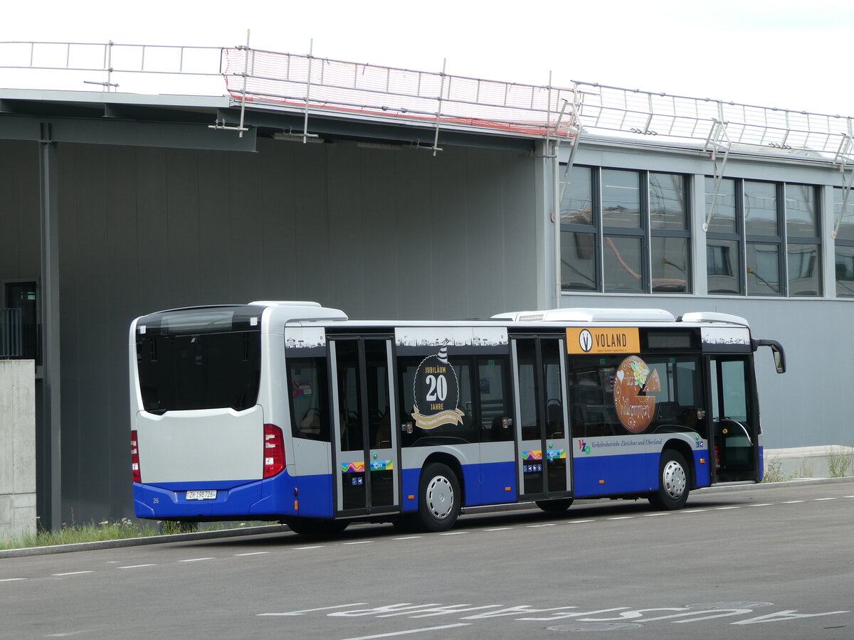 (255'142) - VZO Gr�ningen - Nr. 26/ZH 198'726 - Mercedes am 13. September 2023 in Winterthur, Daimler Buses