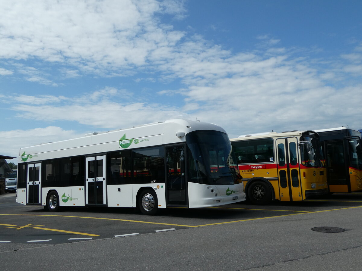(255'216) - Interbus, Kerzers - FR 386'540 - Hess (ex Vorf�hrfahrzeug Hess) am 16. September 2023 in Kerzers, Interbus