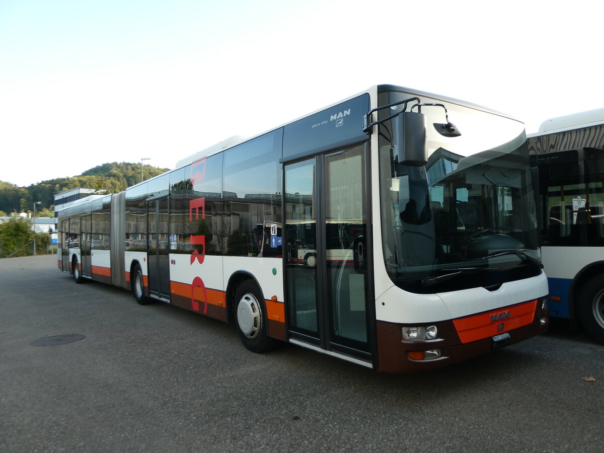 (256'005) - Bamert, Wollerau - (SZ 24'744) - MAN (ex Vorf�hrfahrzeug) am 7. Oktober 2023 in Winterthur, Daimler Buses