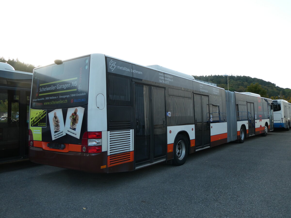 (256'006) - Bamert, Wollerau - (SZ 24'744) - MAN (ex Vorf�hrfahrzeug) am 7. Oktober 2023 in Winterthur, Daimler Buses