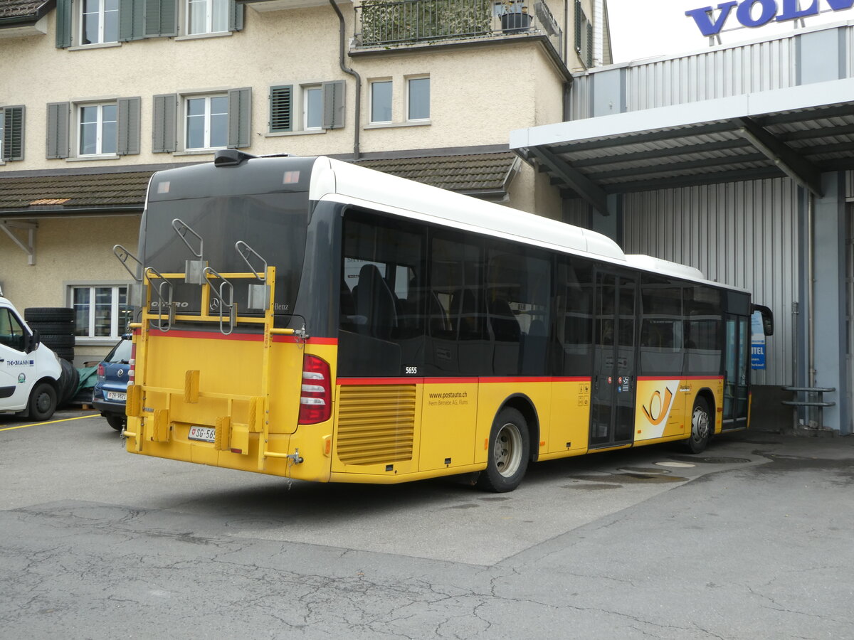 (257'084) - Heim, Flums - SG 5650/PID 5655 - Mercedes am 18. November 2023 in Schmerikon, Thomann