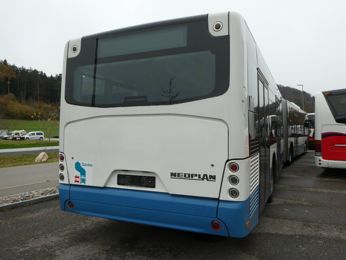 (257'143) - VBZ Z�rich - Nr. 547 - Neoplan am 18. November 2023 in Winterthur, Daimler Buses