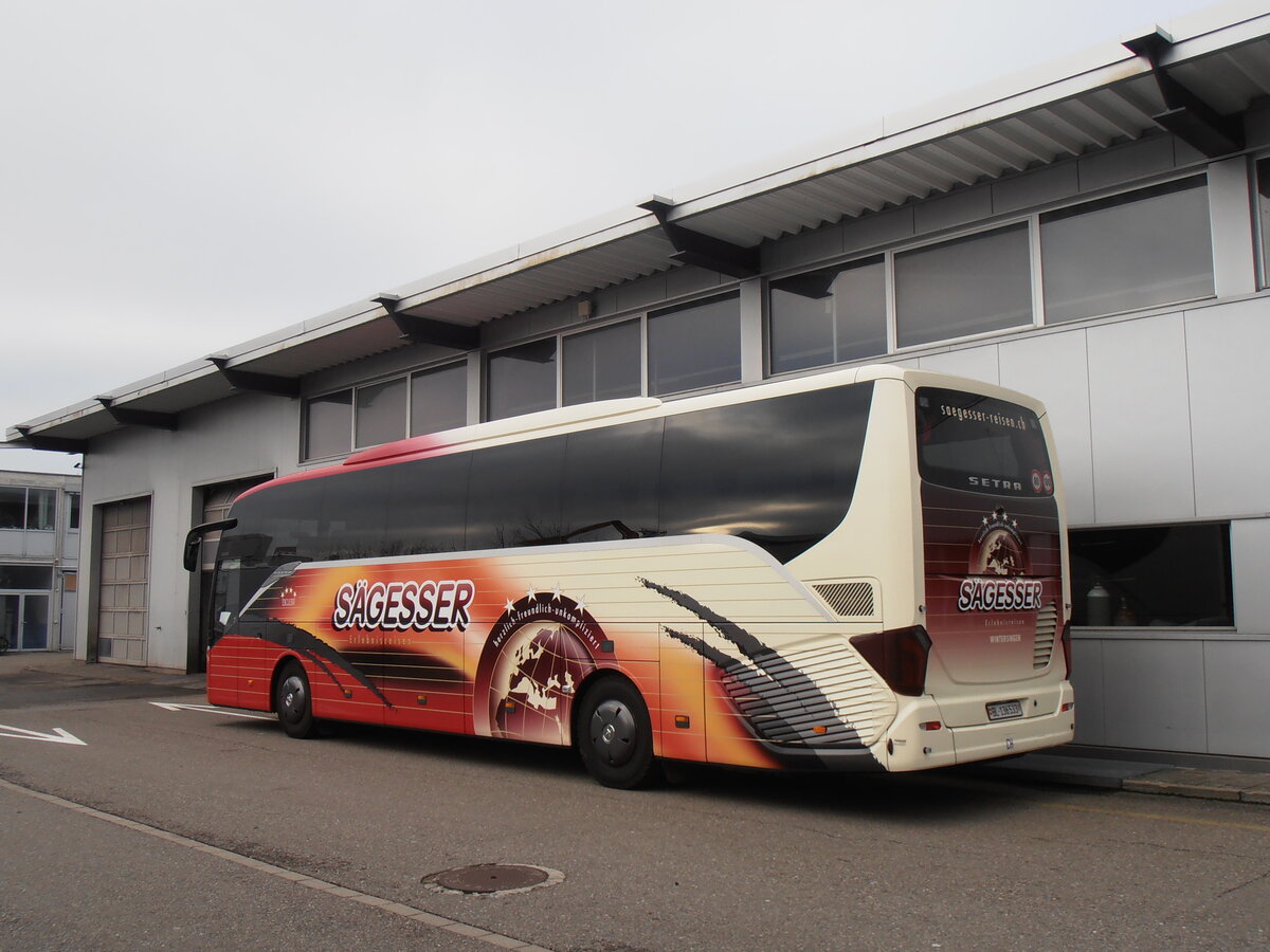 (257'686) - S�gesser, Wintersingen - Nr. 8/BL 136'533 - Setra am 16. Dezember 2023 in Winterthur, Merbag