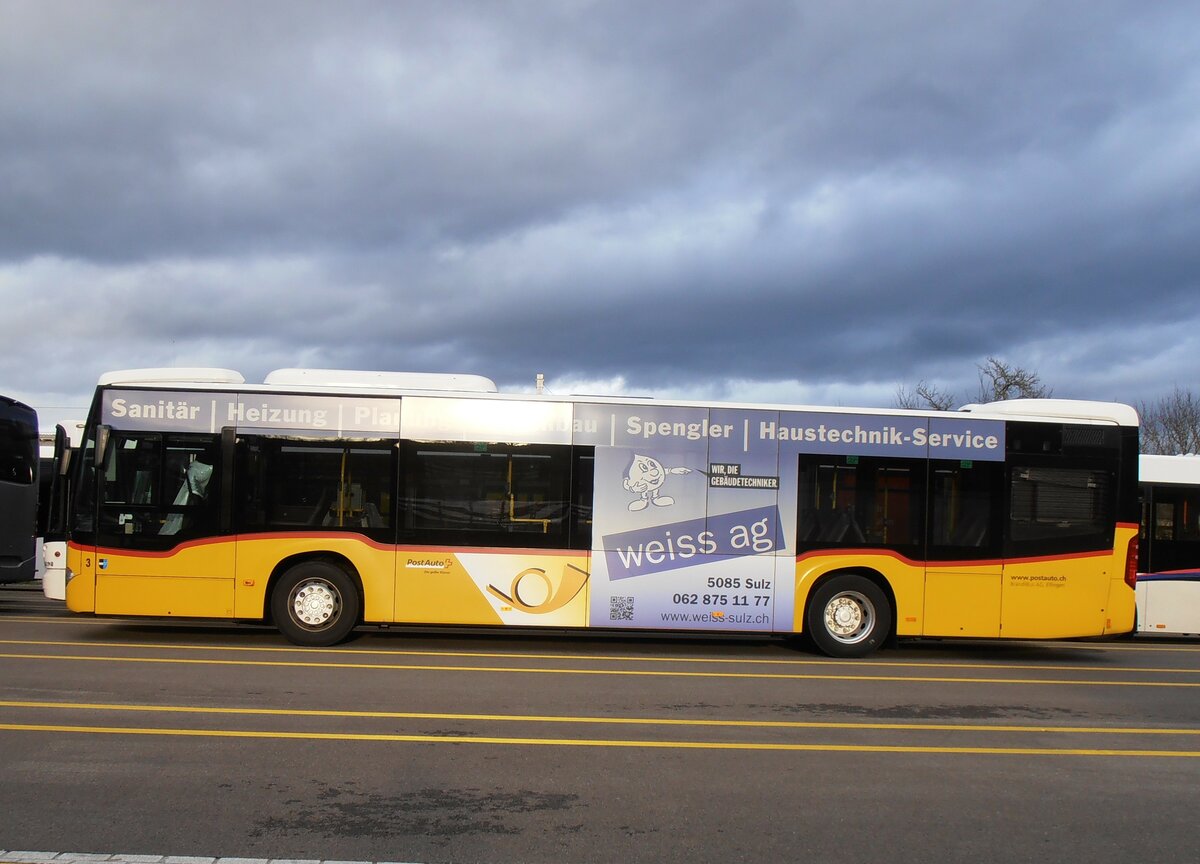 (257'896) - Br�ndli, Elfingen - Nr. 3/AG 7846/PID 11'553 - Mercedes am 23. Dezember 2023 in Winterthur, Daimler Buses