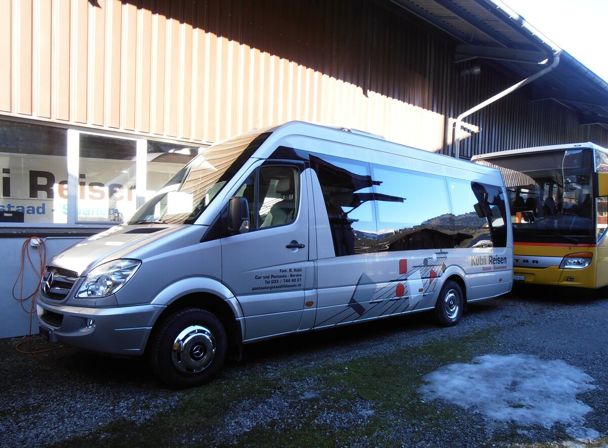 (257'927) - K�bli, Gstaad - Mercedes am 25. Dezember 2023 in Gstaad, Garage