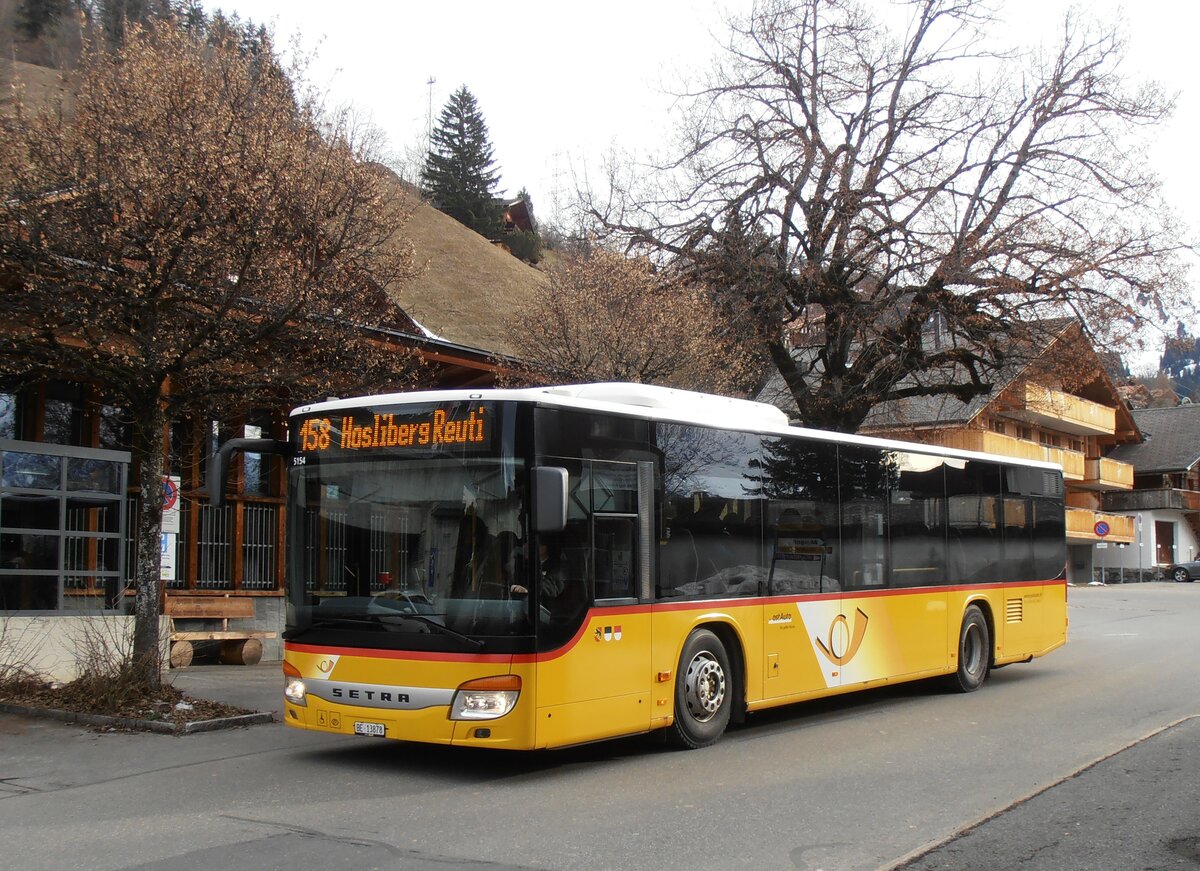 (257'959) - Fl�ck, Brienz - Nr. 0/BE 13'878/PID 5154 - Setra am 28. Dezember 2023 in Wasserwendi-Hasliberg, Dorf