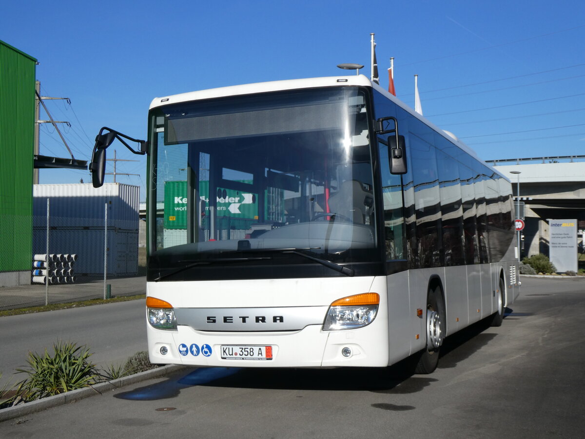 (259'112) - Aus Deutschland: R�ttgen, Untersteinach - KU 358 A - Setra am 3. Februar 2024 in Kerzers, Interbus