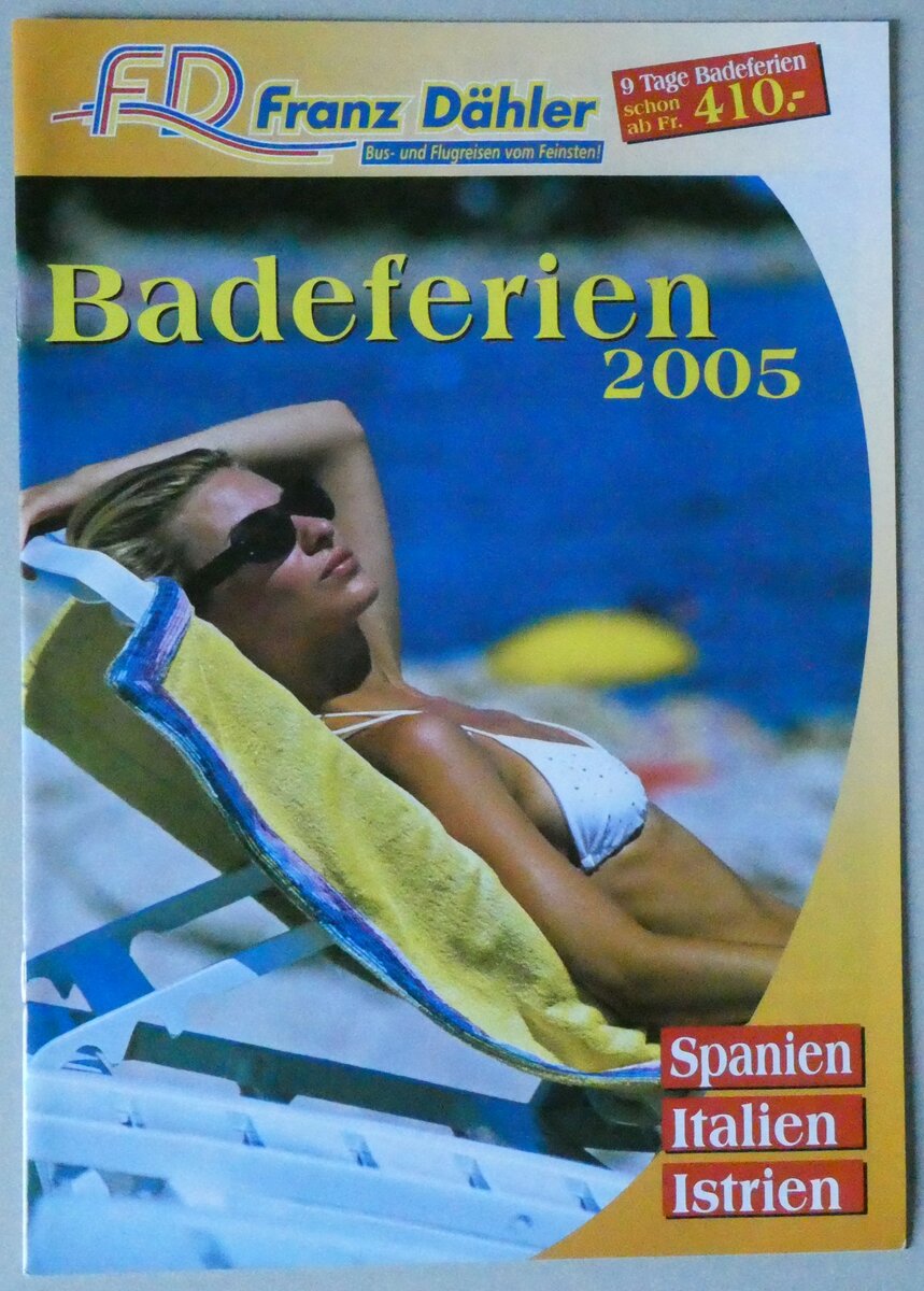 (259'617) - D�hler-Badeferien 2005 am 25. Februar 2024 in Thun (Vorderseite)