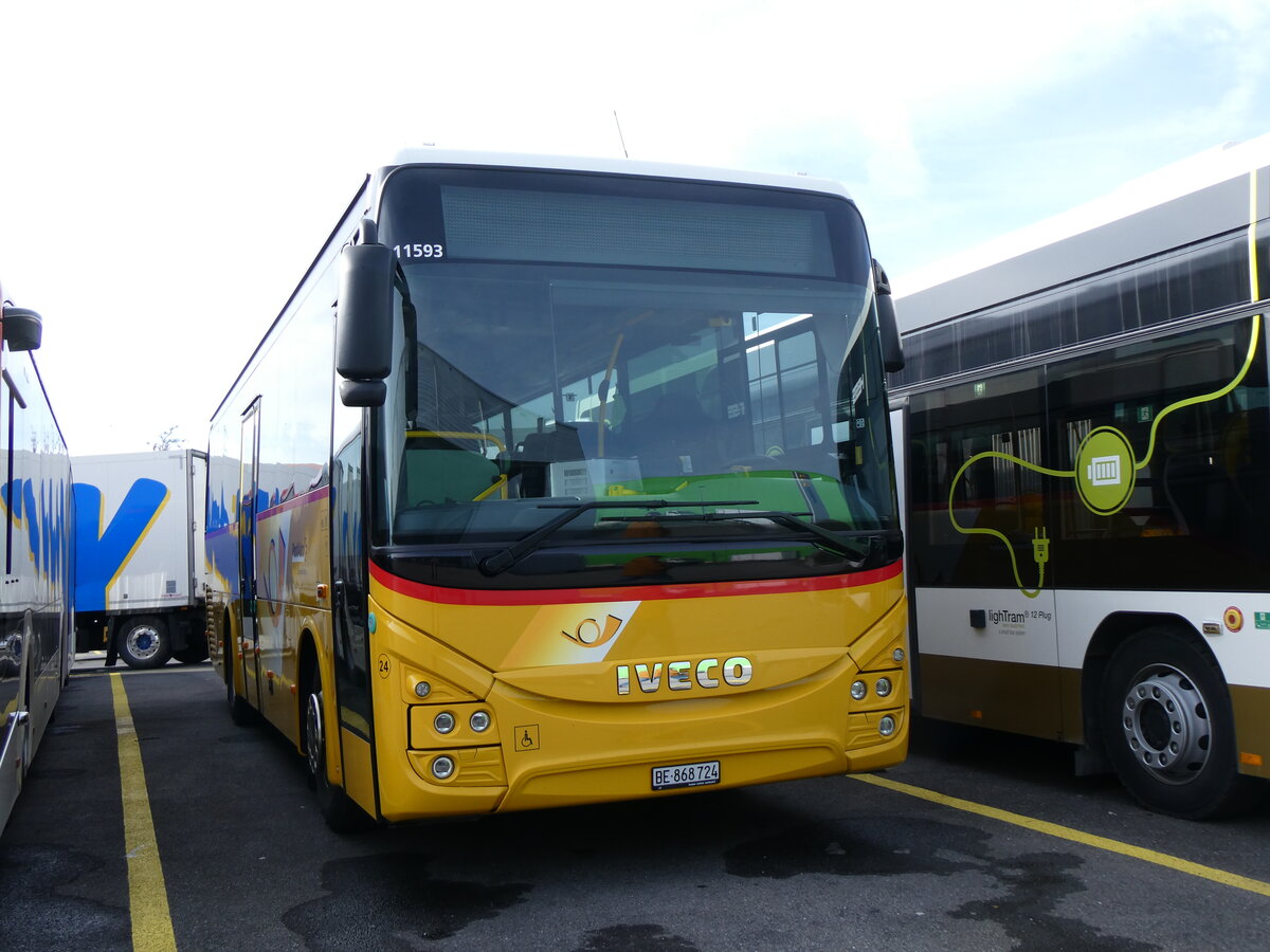 (259'844) - Fl�ck, Brienz - Nr. 24/BE 868'724/PID 11'593 - Iveco am 2. M�rz 2024 in Kerzers, Interbus