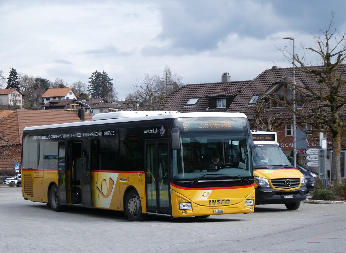 (260'362) - Engeloch, Riggisberg - Nr. 8/BE 13'188/PID 10'337 - Iveco am 15. M�rz 2024 in Riggisberg, Post