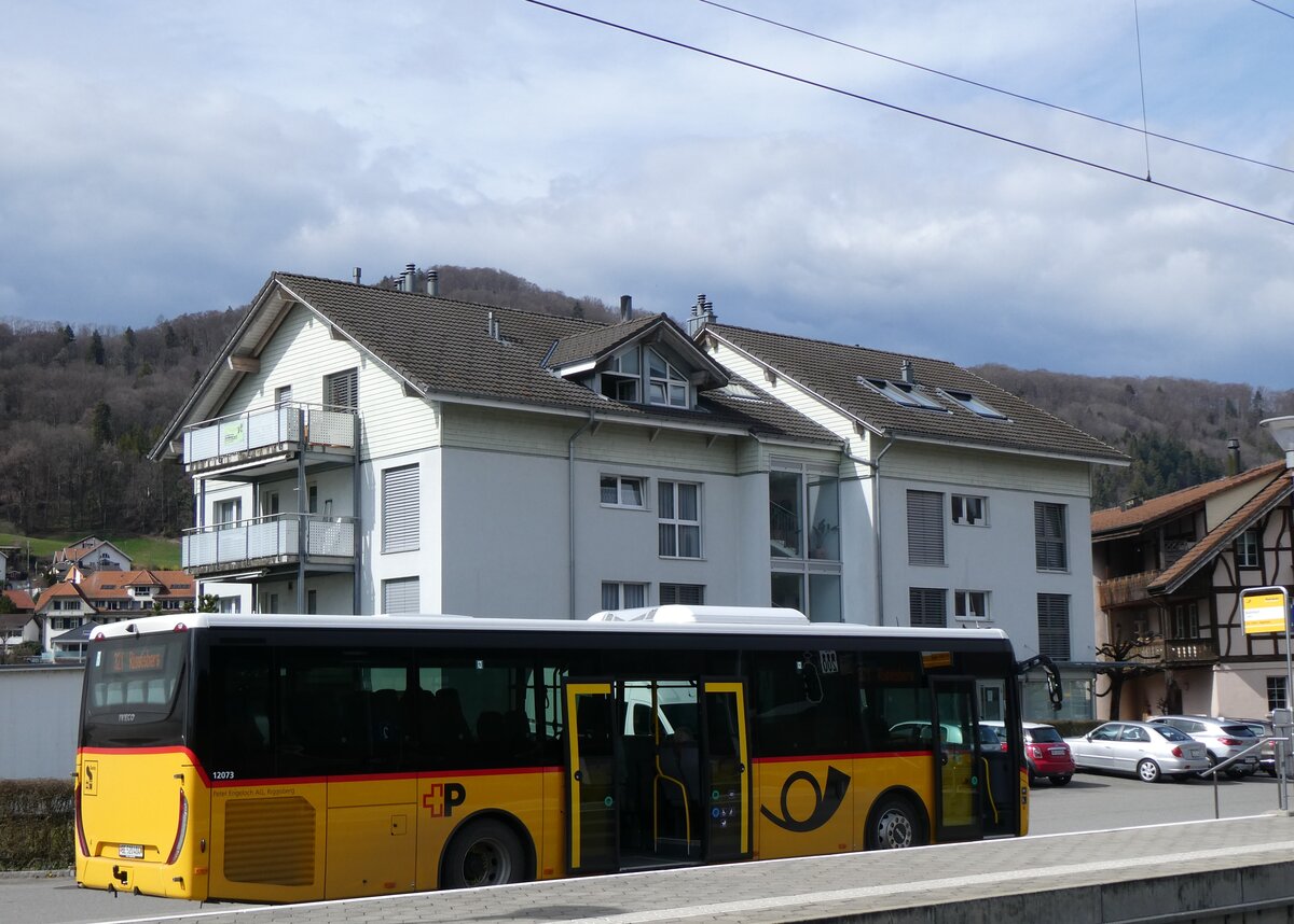 (260'380) - Engeloch, Riggisberg - Nr. 4/BE 520'404/PID 12'073 - Iveco am 15. M�rz 2024 beim Bahnhof Toffen
