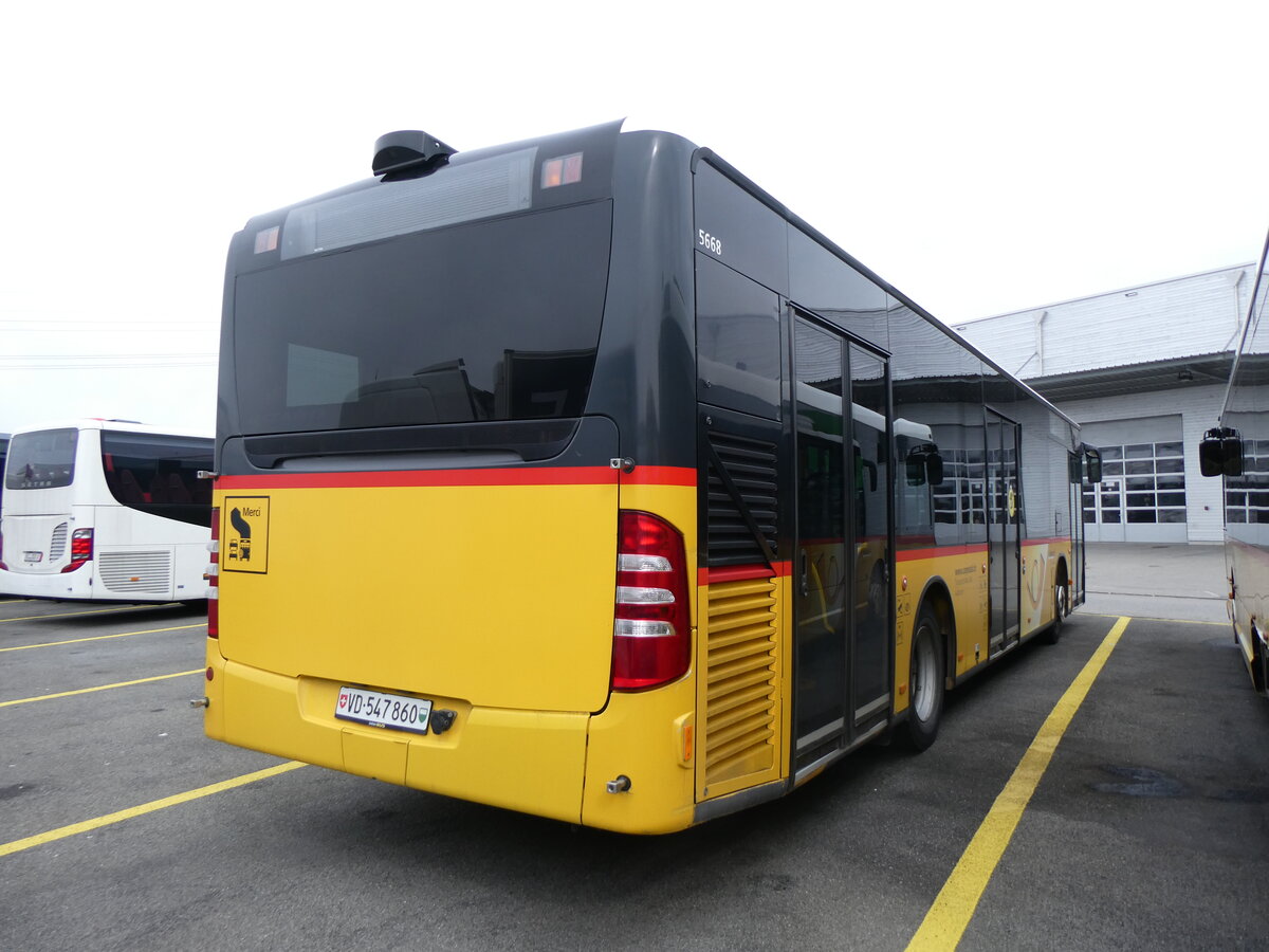 (260'439) - CarPostal Ouest - VD 547'860/PID 5668 - Mercedes (ex ARCC Aubonne) am 17. M�rz 2024 in Kerzers, Interbus