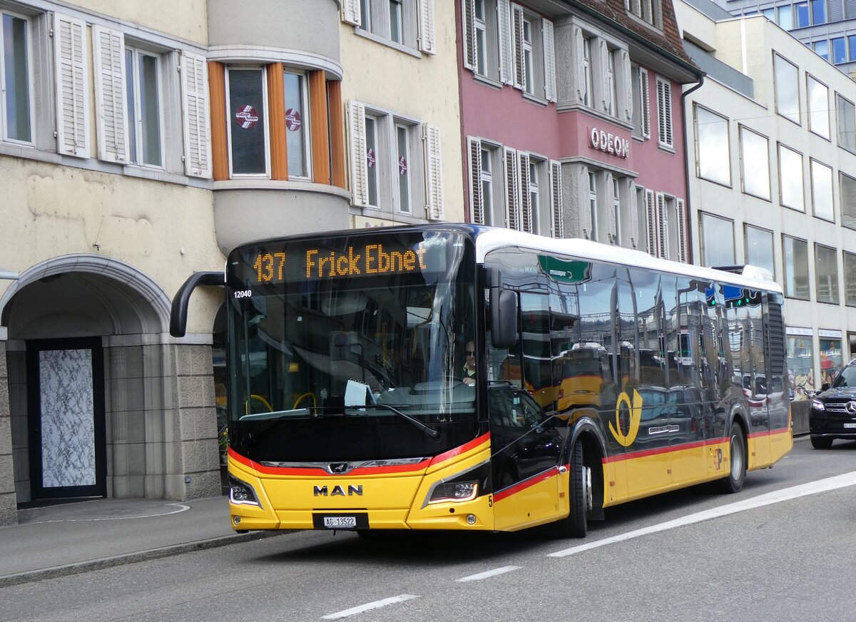 (260'783) - Br�ndli, Elfingen - Nr. 5/AG 13'522/PID 12'040 - MAN am 28. M�rz 2024 beim Bahnhof Brugg
