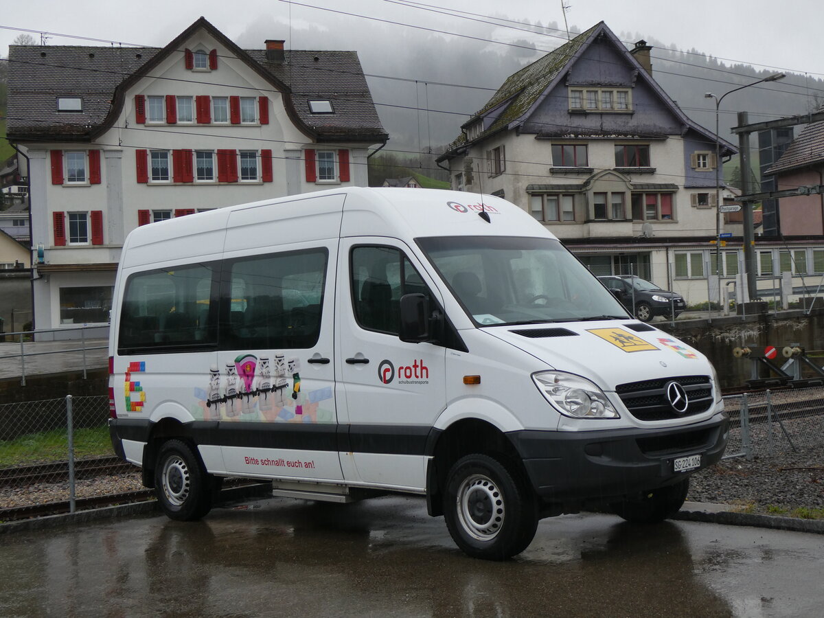 (260'904) - Roth, Nesslau - SG 224'106 - Mercedes am 1. April 2024 in Nesslau, Postgarage
